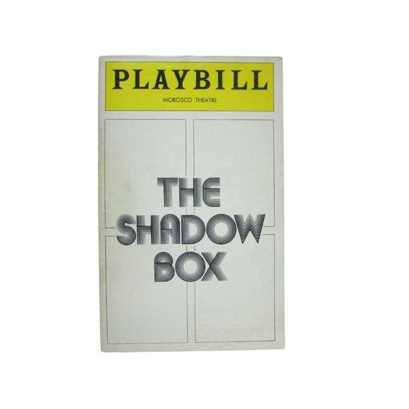 Shadow Box Playbill 1977 Maria Tucci Michael Cristofer Mary Carver Timothy Crowe - Picture 1 of 6